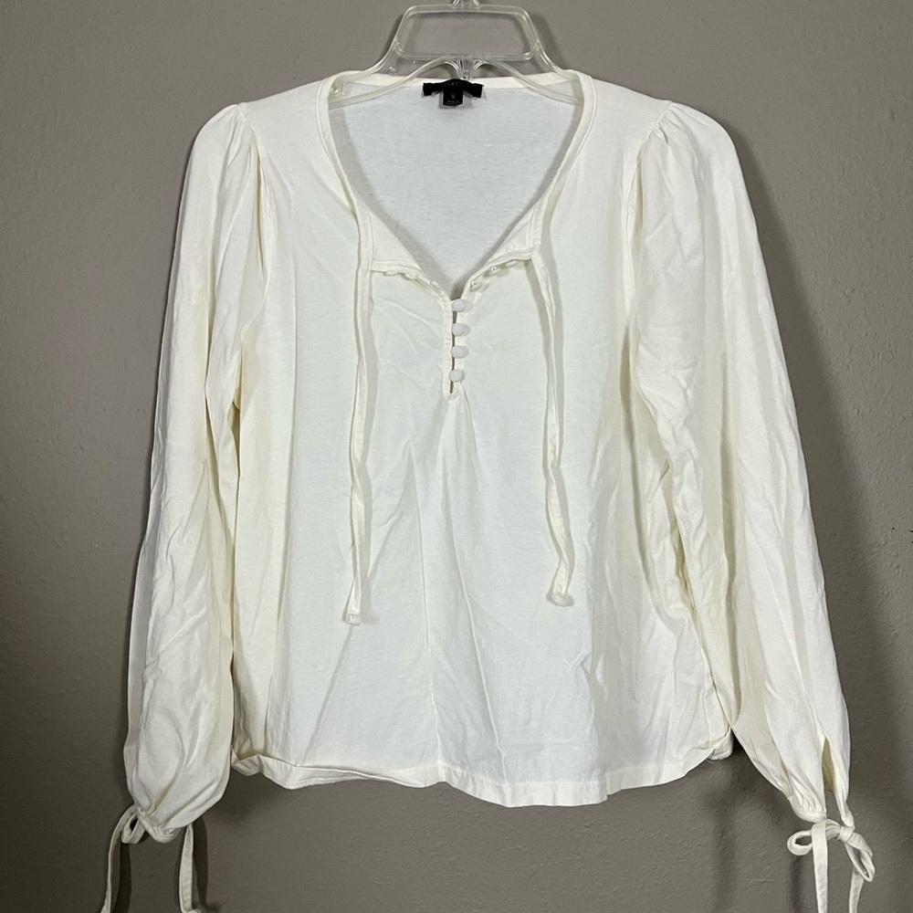 J.Crew Button-front Jersey Top